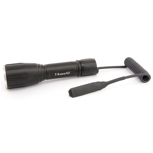 Фонарь ЯРКИЙ ЛУЧ T8 "Hunter"v2.1 подствольный, CREE HP-L HI 800лм, вынос.кнопка, крепл., Li-Ion акк. фото 2