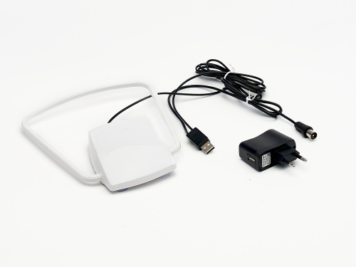 Антенна комнатная Reflect PORTAL MINI Digital RA-107-DX(активная, 5V, DVB-T2, с б/п, 33 дБи, коробка фото 3
