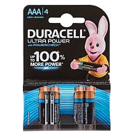 Батарейка щелочная DURACELL LR03 (AAA) Ultra Power 1.5В  бл/4 (Цена за 1 штуку)