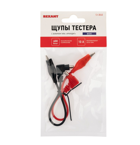 Щупы тестера с зажимом «крокодил» REX10 REXANT фото 2