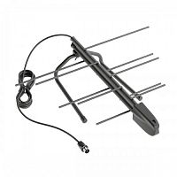 Антенна комнатная РЭМО BAS-5133-5V Меркурий 3.0 (активная, 5V, ДМВ, без б/п, 17 дБи, пакет)