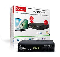Цифровой ресивер D-COLOR DC1302HD (Эфирный, DVB-T2, HD, Dolby Digital)