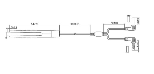 Щуп-пинцет для SMD компонентов BC55-20250  фото 2