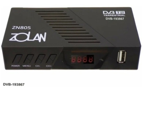 Цифровой ресивер Zolan ZN805  (Эфирный, DVB-T2) фото 4