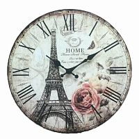 Часы настенные IRIT IR-648 "Париж" Ø34см, МДФ, питание от 1хАА (в компл. не входит)