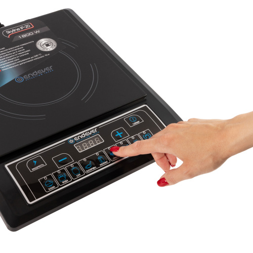 Плитка индукционная ENDEVER Skyline IP-20, черная фото 2 Плитка индукционная ENDEVER Skyline IP-20, черная фото 2