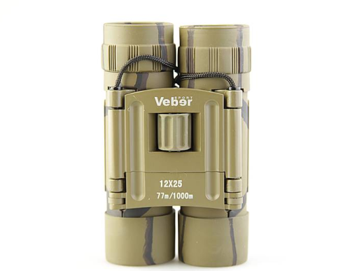 Бинокль Veber Sport БН 12x25 камуфлированный фото 2