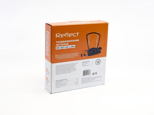 Антенна комнатная Reflect LINK RA-337-DX (активная, МВ-ДМВ, с б/п, 33 дБи, коробка) фото 2