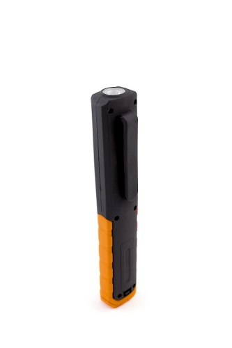 Фонарь ЯРКИЙ ЛУЧ "OPTIMUS Slim" многофункц., SMD 50лм +COB 160лм, магнит/крюк, на 3xAAA фото 2