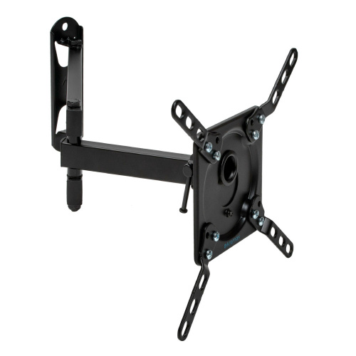 Кронштейн настенный Kromax DIX-14 15"-42" (наклон +5°/-10°, поворот 180°, до 20 кг, черный) фото 2 Кронштейн настенный Kromax DIX-14 15"-42" (наклон +5°/-10°, поворот 180°, до 20 кг, черный) фото 2