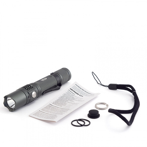 Фонарь ЯРКИЙ ЛУЧ G24 "Gryphon" CREE XP-L HI max 900лм, 5 режимов +строб, под аккум. 18650/2xCR123A фото 2 Фонарь ЯРКИЙ ЛУЧ G24 "Gryphon" CREE XP-L HI max 900лм, 5 режимов +строб, под аккум. 18650/2xCR123A фото 2