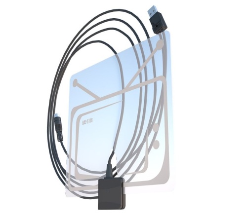 Антенна комнатная РЭМО BAS-5116-USB РЕКОРД (активная, 5V, ДМВ, без б/п, 32 дБи, коробка)